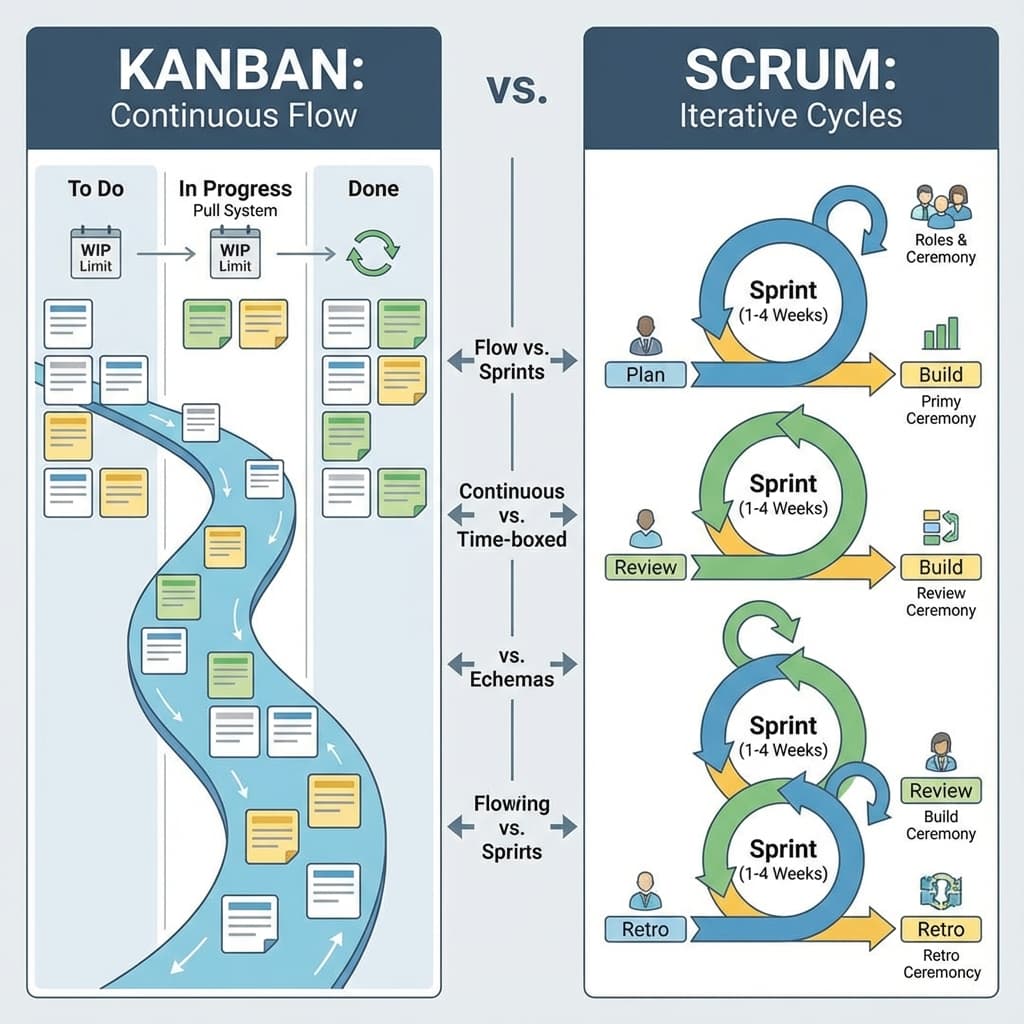Kanban vs Scrum: Choosing the Right Process