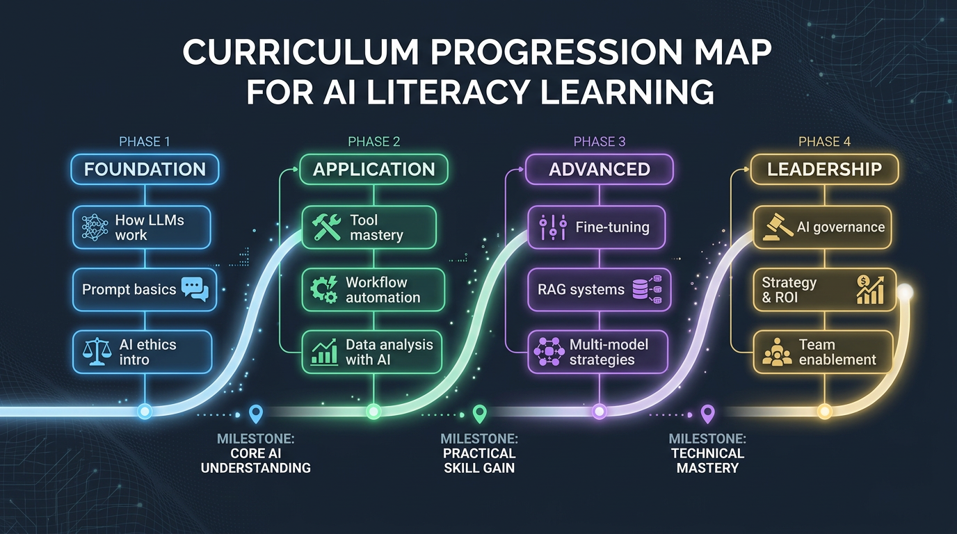 AI Literacy Curriculum Progression Map
