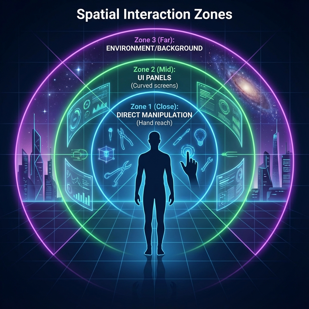 Spatial Interaction Zones Diagram
